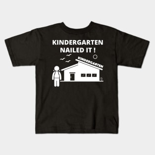 Graduation Class Of 2020 Boy Kindergarten Nailed It Kids T-Shirt